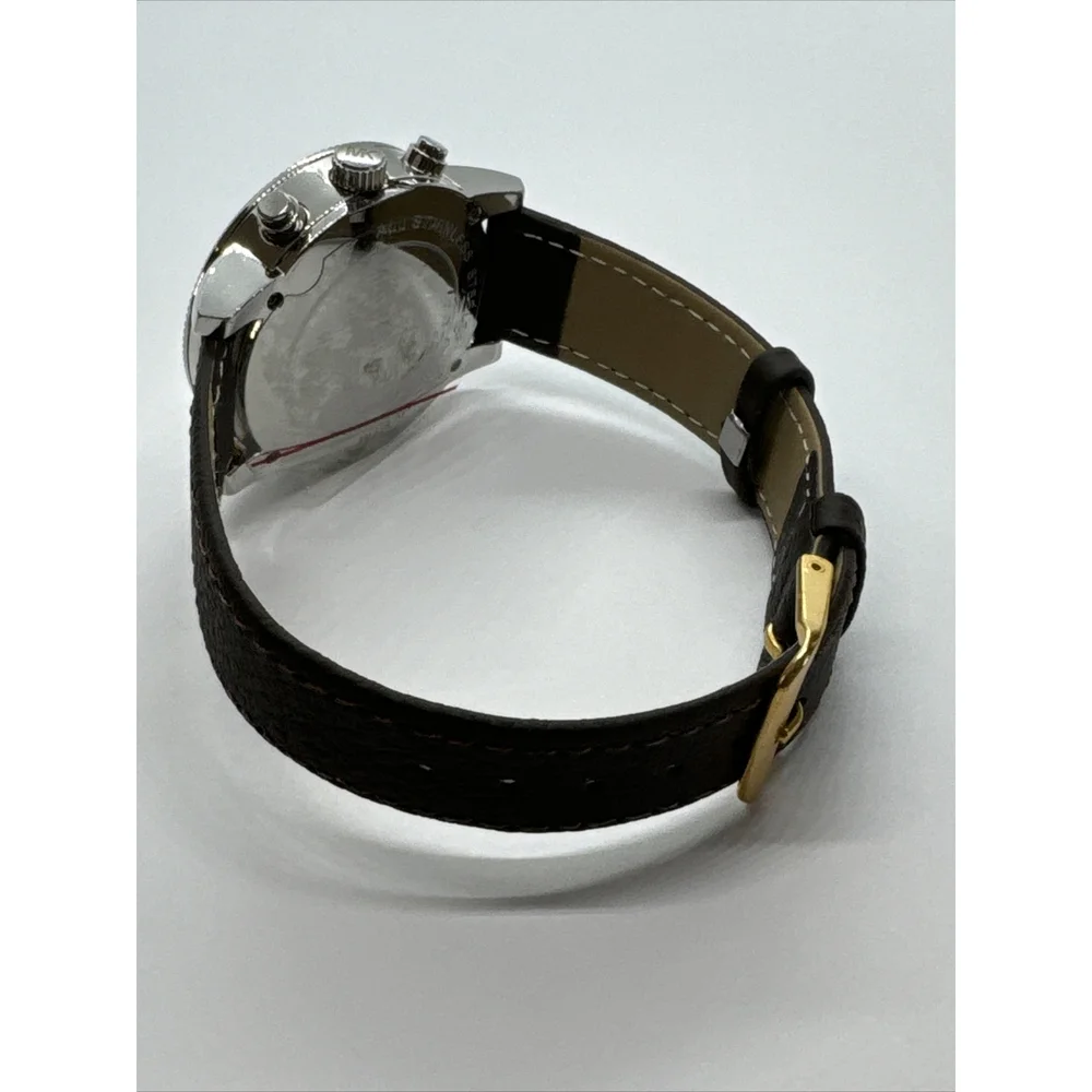 Michael Kors MK5020 Women's Black Leather Analog Dial Wrist Quartz Watch AEA040